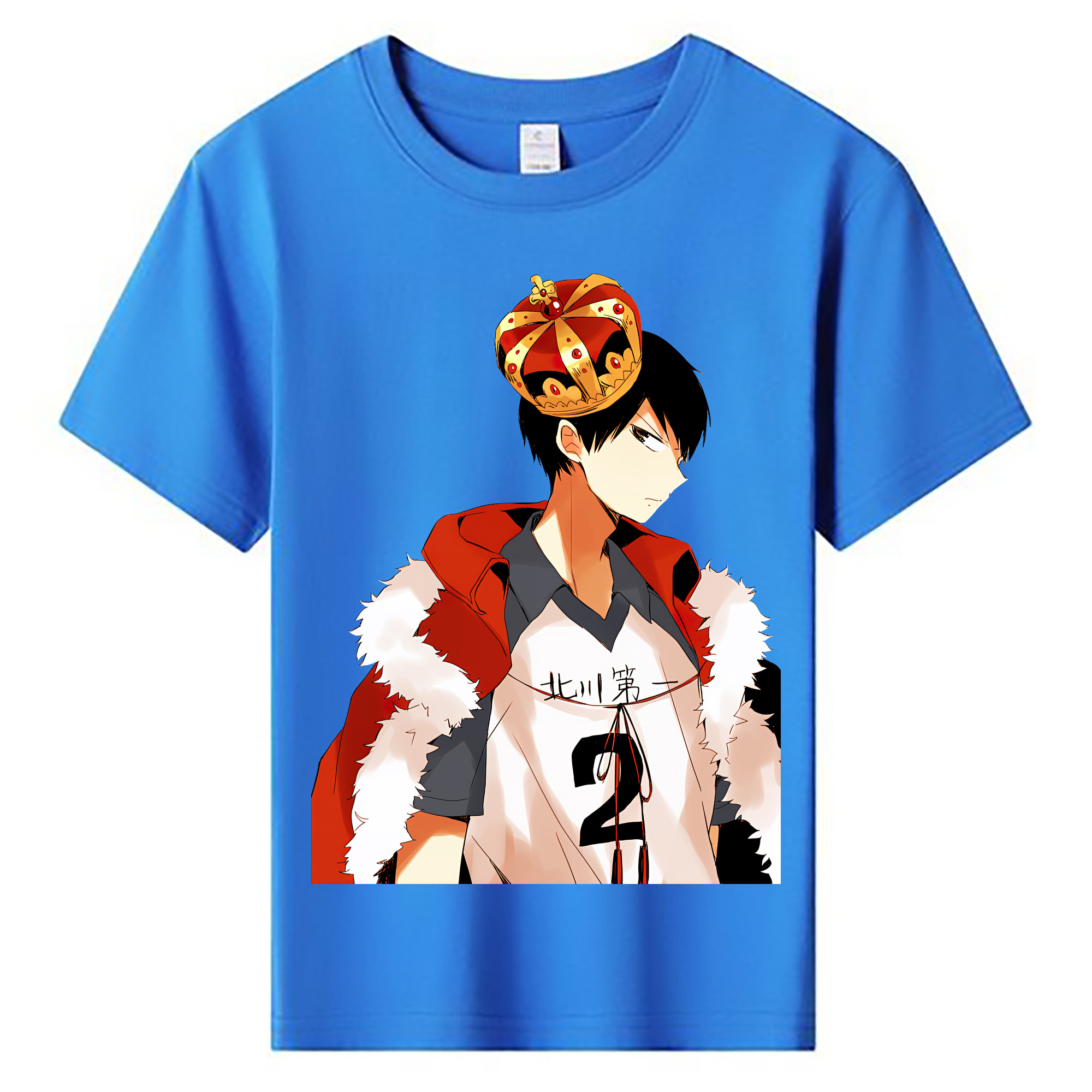 （画像用） ハイキュー!! Haikyu!! 綿100％キッズTシャツ（フロントプリント）